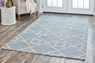 Rizzy Arden Loft-Lisbon Corner LC9436 Gray Area Rug  Feature