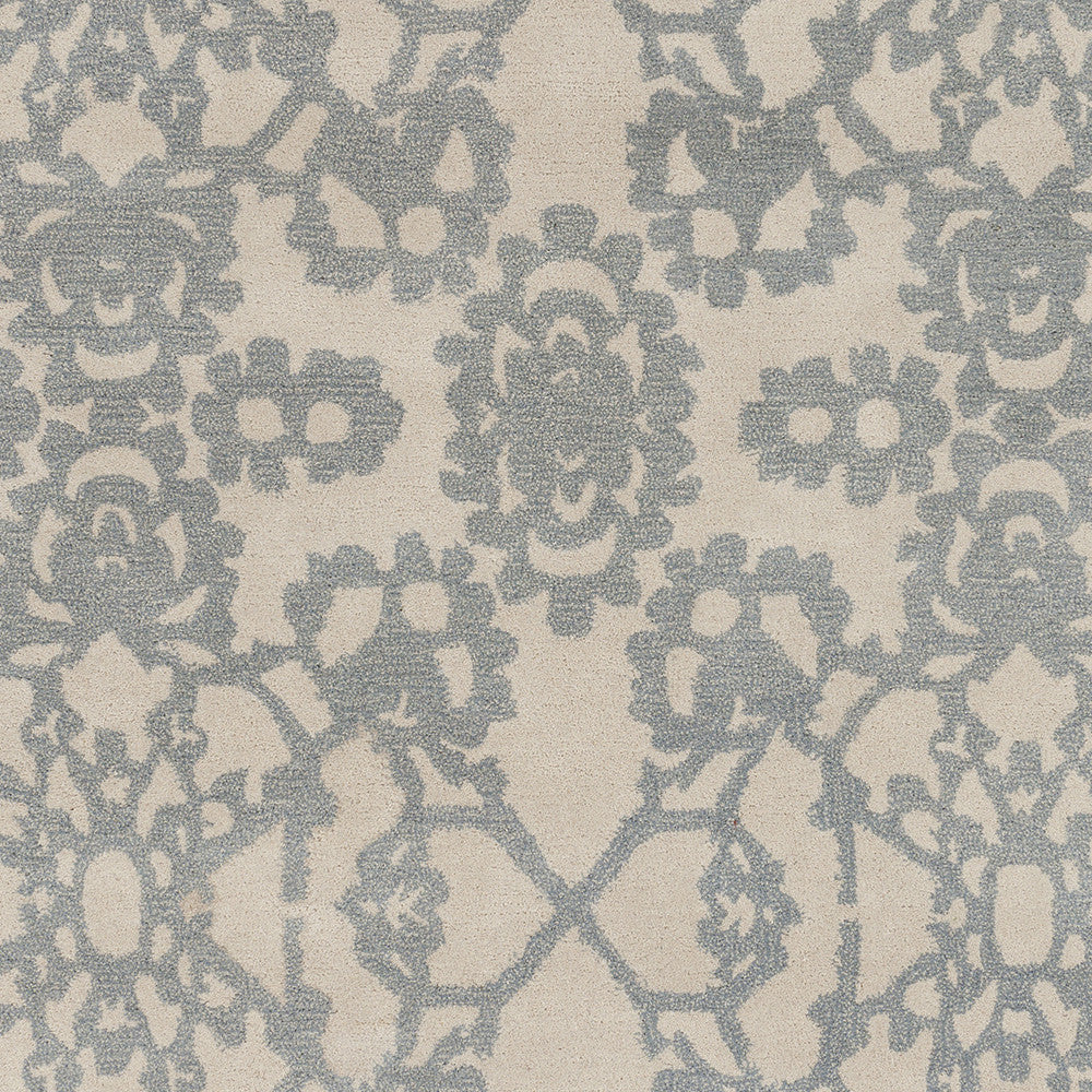 Surya Lace LCE-913 Ivory Hand Tufted Area Rug Sample Swatch