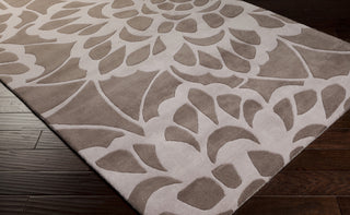 Surya Lace LCE-920 Mauve Hand Tufted Area Rug 5x8 Corner