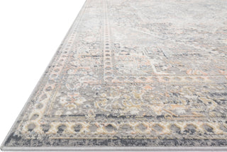 Loloi II Lucia LUC-01 Grey/Sunset Area Rug Corner