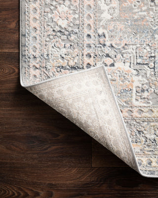 Loloi II Lucia LUC-01 Grey/Sunset Area Rug Backing