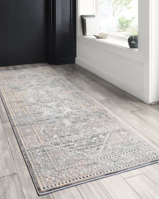 Loloi II Lucia LUC-01 Grey/Sunset Area Rug Room Scene 3