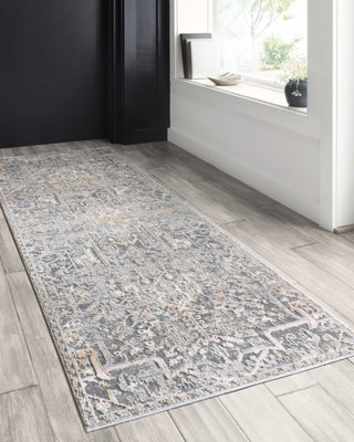 Loloi II Lucia LUC-02 Charcoal/Multi Area Rug Room Scene 3