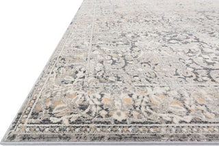 Loloi II Lucia LUC-04 Grey/Mist Area Rug Corner