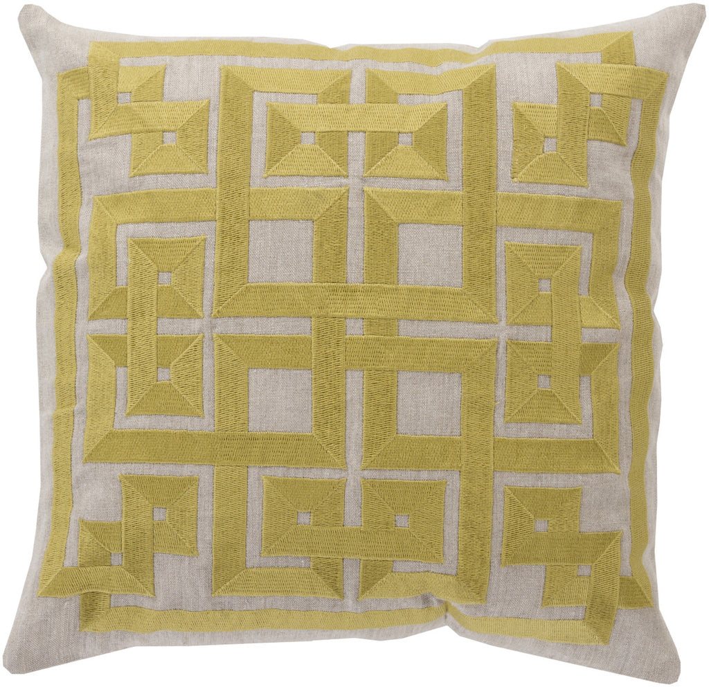 Surya Gramercy Intersected Geometrics LD-005 Pillow by Beth Lacefield