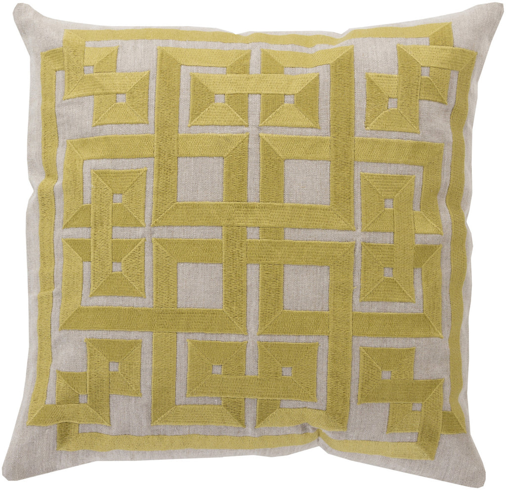 Surya Gramercy Intersected Geometrics LD-005 Pillow by Beth Lacefield 18 X 18 X 4 Poly filled