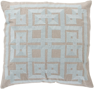 Surya Gramercy Intersected Geometrics LD-010 Pillow by Beth Lacefield 18 X 18 X 4 Down filled