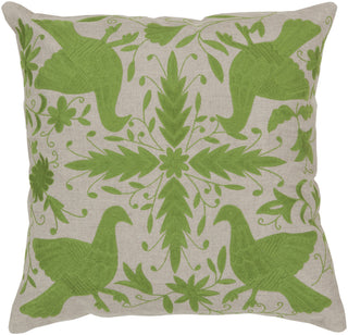 Surya Otomi Delicate Doves LD-018 Pillow by Beth Lacefield 18 X 18 X 4 Poly filled