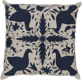 Surya Otomi Delicate Doves LD-020 Pillow by Beth Lacefield 18 X 18 X 4 Down filled