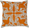 Surya Otomi Delicate Doves LD-023 Pillow by Beth Lacefield 20 X 20 X 5 Poly filled