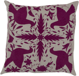 Surya Otomi Delicate Doves LD-024 Pillow by Beth Lacefield 18 X 18 X 4 Poly filled