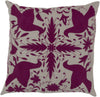 Surya Otomi Delicate Doves LD-024 Pillow by Beth Lacefield 20 X 20 X 5 Poly filled