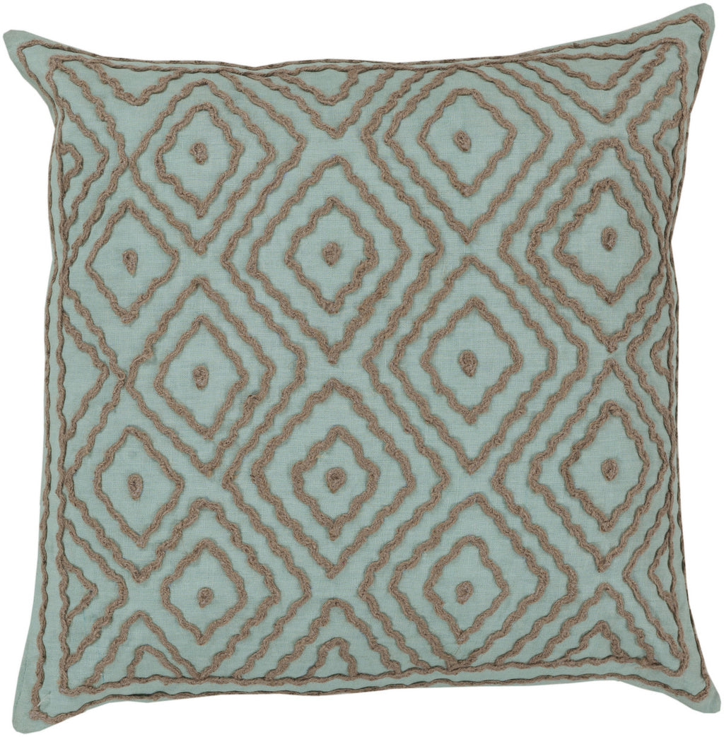 Surya Atlas Multi-Dimensional Diamond LD-027 Pillow by Beth Lacefield 18 X 18 X 4 Poly filled