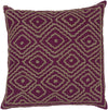 Surya Atlas Multi-Dimensional Diamond LD-032 Pillow by Beth Lacefield 18 X 18 X 4 Poly filled
