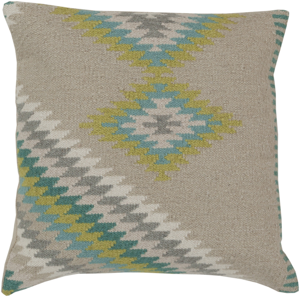 Surya Kilim Tranquil Tribal LD-034 Pillow by Beth Lacefield