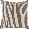 Surya Zebra Color Me Wild LD-039 Pillow by Beth Lacefield 18 X 18 X 4 Down filled