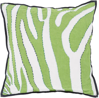 Surya Zebra Color Me Wild LD-040 Pillow by Beth Lacefield 18 X 18 X 4 Poly filled