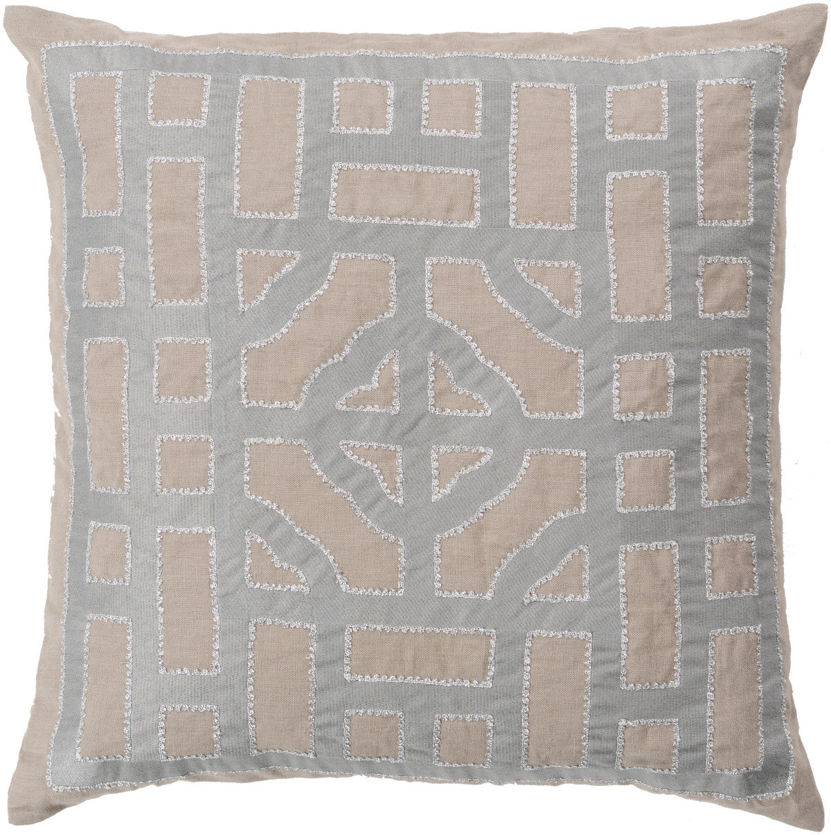 Surya Chinese Gate Looking Glass LD-050 Pillow by Beth Lacefield