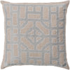 Surya Chinese Gate Looking Glass LD-050 Pillow by Beth Lacefield 20 X 20 X 5 Poly filled