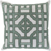 Surya Chinese Gate Looking Glass LD-052 Pillow by Beth Lacefield 20 X 20 X 5 Poly filled