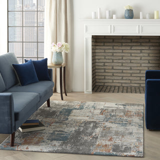 Nourison Ludlow LDW06 Grey/Multi Area Rug