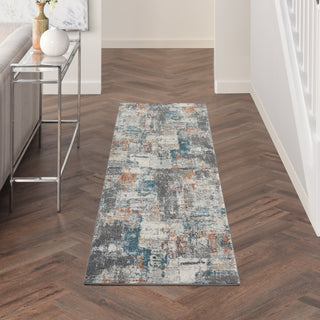 Nourison Ludlow LDW06 Grey/Multi Area Rug