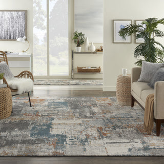 Nourison Ludlow LDW06 Grey/Multi Area Rug