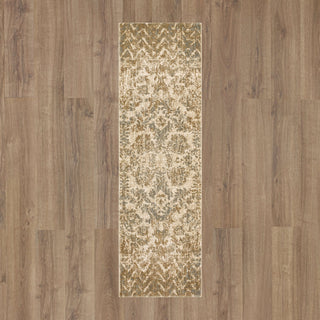 Karastan Touchstone Le Jardin Hazelnut Area Rug by Patina Vie Main Image