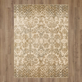 Karastan Touchstone Le Jardin Hazelnut Area Rug by Patina Vie Main Image