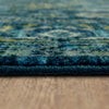 Karastan Kaleidoscope Legolas Blue Area Rug Detail Image