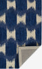 Momeni Leiden LEI-1 Navy Area Rug Close up