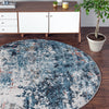 Unique Loom Leipzig T-LPZG4 Multi Area Rug Round Lifestyle Image