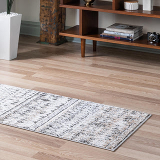 Unique Loom Leipzig T-LPZG6 Beige Area Rug Runner Lifestyle Image