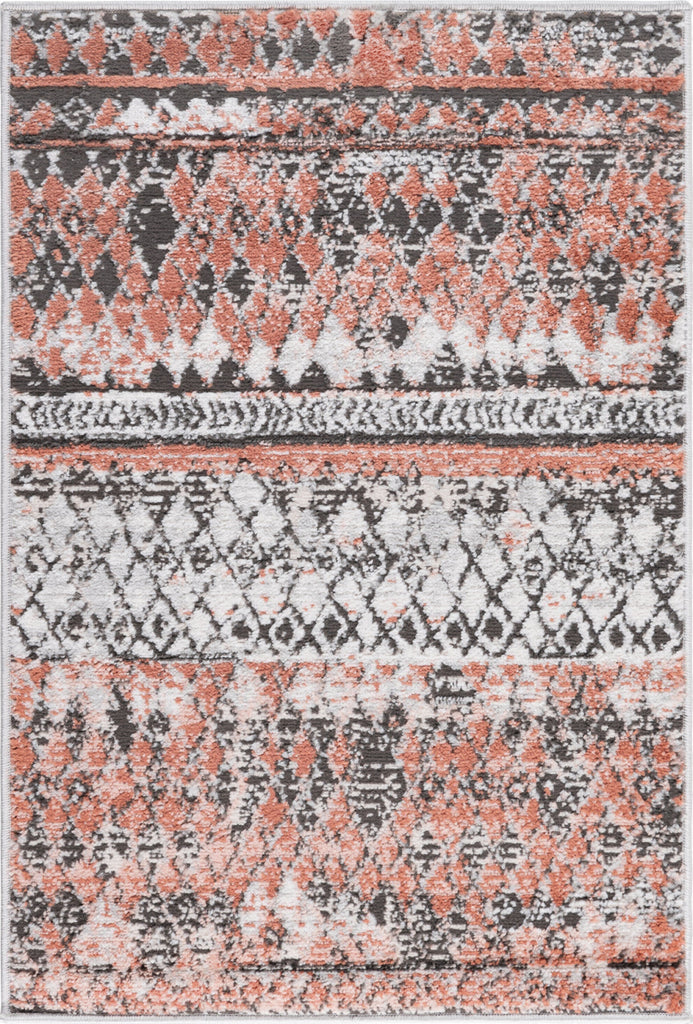 Unique Loom Leipzig T-LPZG6 Salmon Area Rug main image