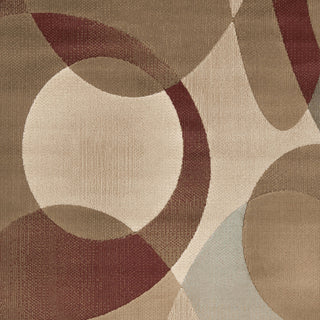 Surya Lenoir LEN-2418 Mocha Machine Loomed Area Rug Sample Swatch