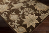 Surya Lenoir LEN-2422 Mocha Machine Loomed Area Rug Corner Shot