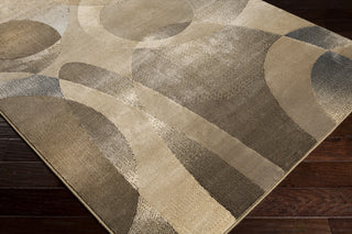 Surya Lenoir LEN-2450 Beige Machine Loomed Area Rug Corner Shot
