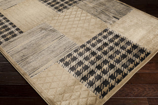 Surya Lenoir LEN-2456 Beige Machine Loomed Area Rug Corner Shot