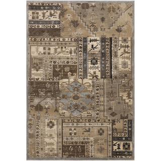 Surya Lenoir LEN-2460 Mocha Area Rug 5'3'' x 7'6''