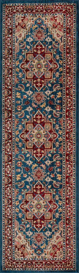 Momeni Lenox LE-01 Blue Area Rug Runner Image