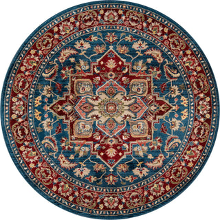 Momeni Lenox LE-01 Blue Area Rug Room Image