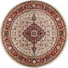 Momeni Lenox LE-02 Red Area Rug Room Image