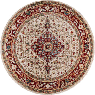 Momeni Lenox LE-02 Red Area Rug Room Image