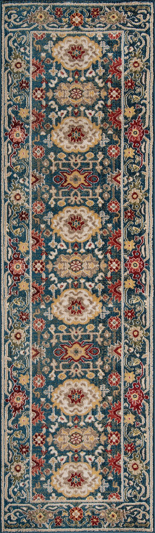 Momeni Lenox LE-03 Blue Area Rug Runner Image