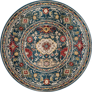 Momeni Lenox LE-03 Blue Area Rug Room Image