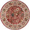Momeni Lenox LE-04 Red Area Rug Room Image