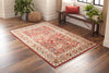 Momeni Lenox LE-04 Red Area Rug Lifestyle Image Feature