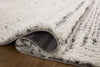 Loloi Levitt Shag LEV-02 Ivory/Grey Area Rug Pile Image