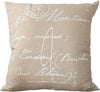 Surya Montpellier Classical French Script LG-511 Pillow 18 X 18 X 4 Down filled