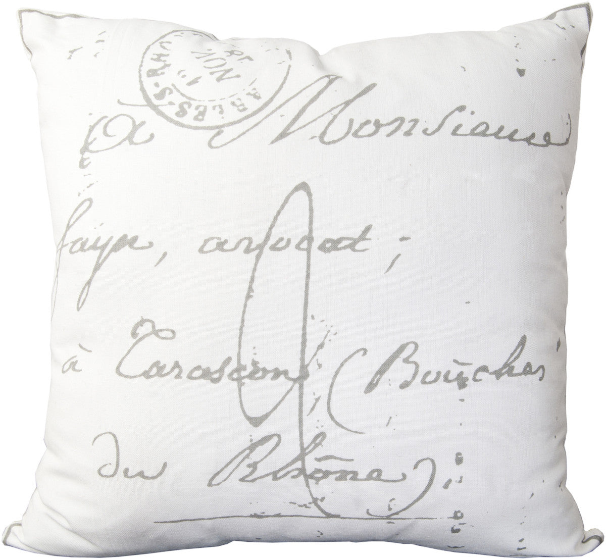 Surya Montpellier Classical French Script LG-512 Pillow